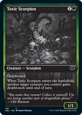 Toxic Scorpion [Innistrad: Double Feature] | Sanctuary Gaming