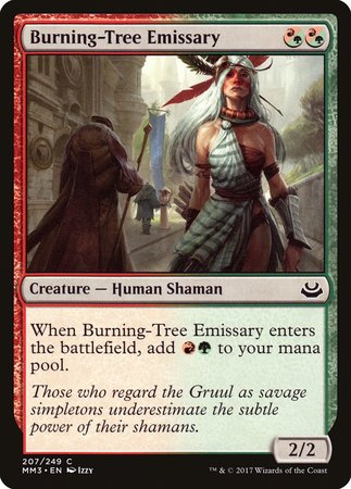 Burning-Tree Emissary [Modern Masters 2017] | Sanctuary Gaming