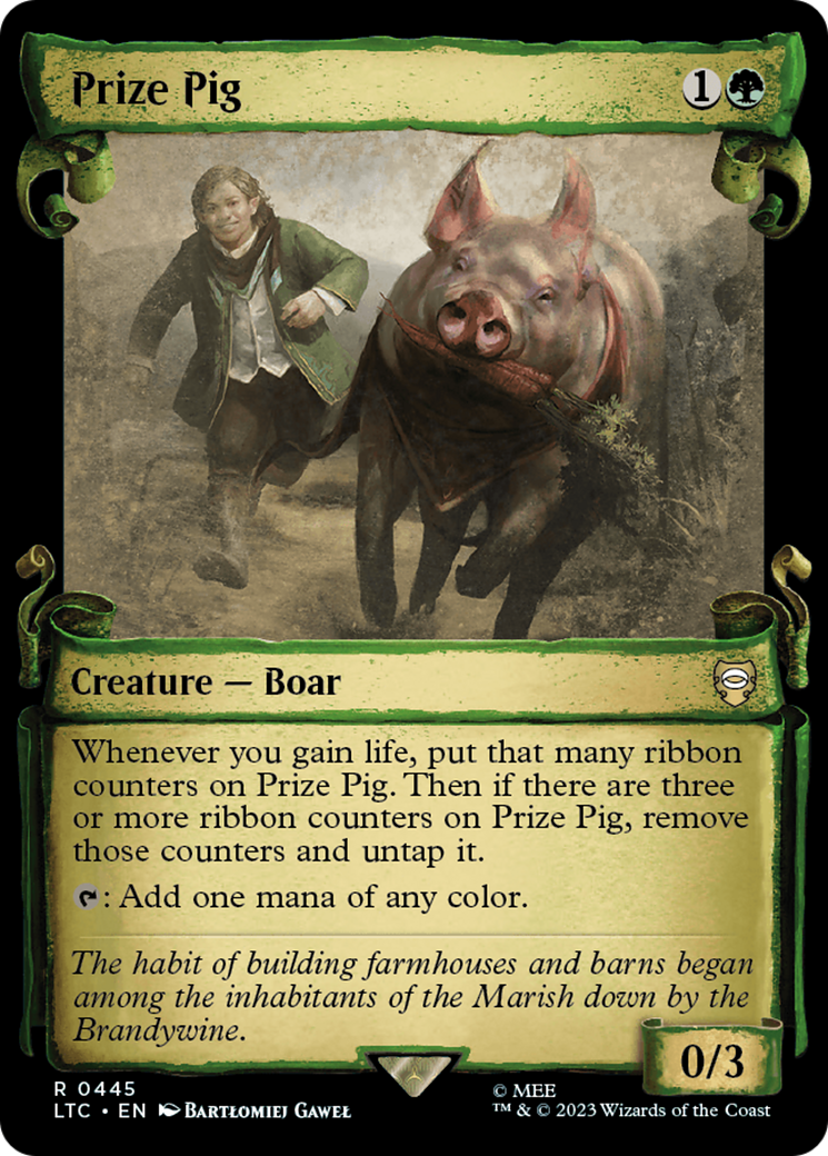 Prize Pig [The Lord of the Rings: Tales of Middle-Earth Commander Showcase Scrolls] | Sanctuary Gaming