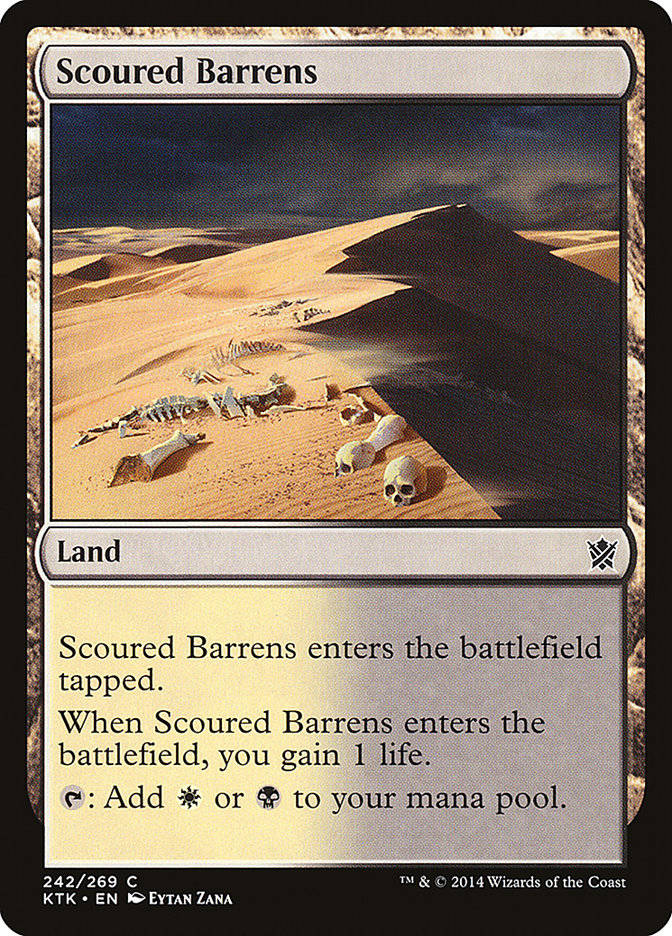Scoured Barrens [Khans of Tarkir] | Sanctuary Gaming