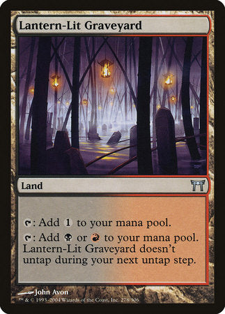 Lantern-Lit Graveyard [Champions of Kamigawa] | Sanctuary Gaming
