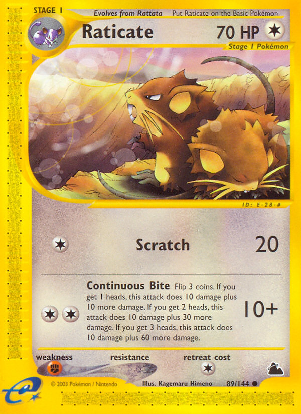 Raticate (89/144) [Skyridge] | Sanctuary Gaming