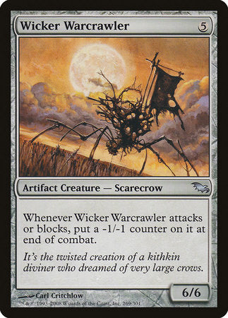 Wicker Warcrawler [Shadowmoor] | Sanctuary Gaming
