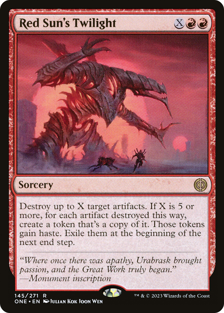Red Sun's Twilight [Phyrexia: All Will Be One] | Sanctuary Gaming