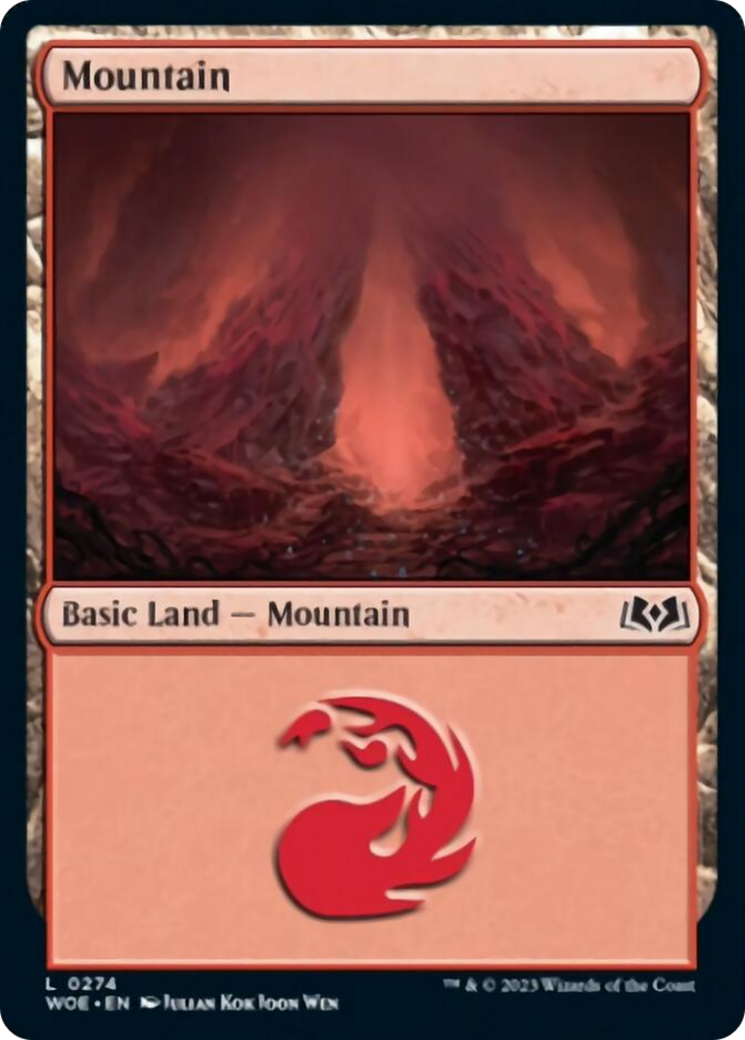 Mountain (0274) [Wilds of Eldraine] | Sanctuary Gaming