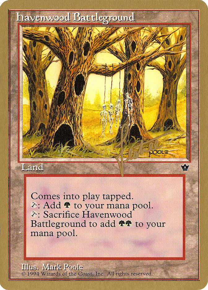 Havenwood Battleground (Bertrand Lestree) [Pro Tour Collector Set] | Sanctuary Gaming