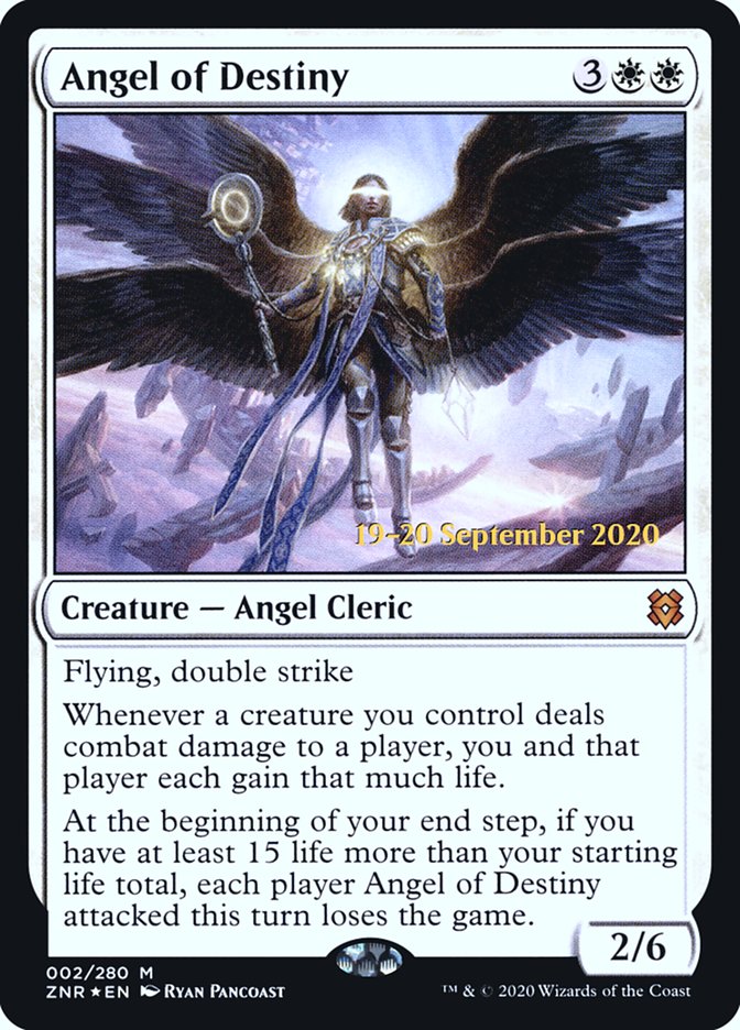 Angel of Destiny  [Zendikar Rising Prerelease Promos] | Sanctuary Gaming