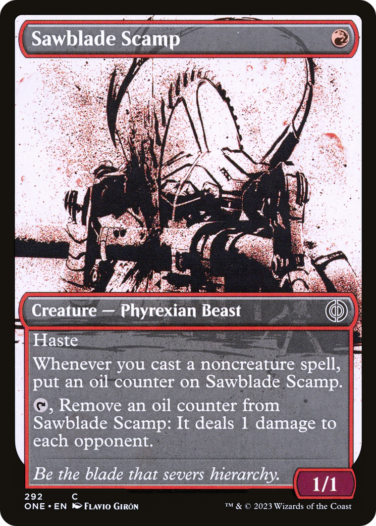 Sawblade Scamp (Showcase Ichor) [Phyrexia: All Will Be One] | Sanctuary Gaming