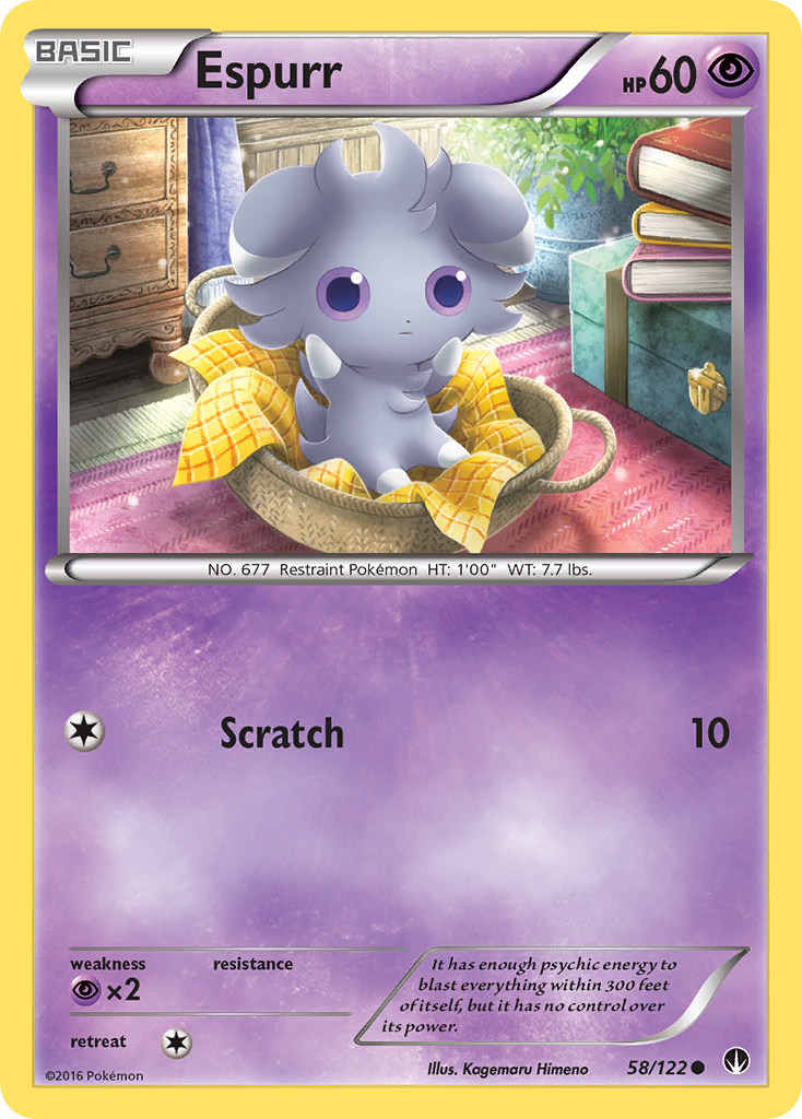 Espurr (58/122) [XY: BREAKpoint] | Sanctuary Gaming