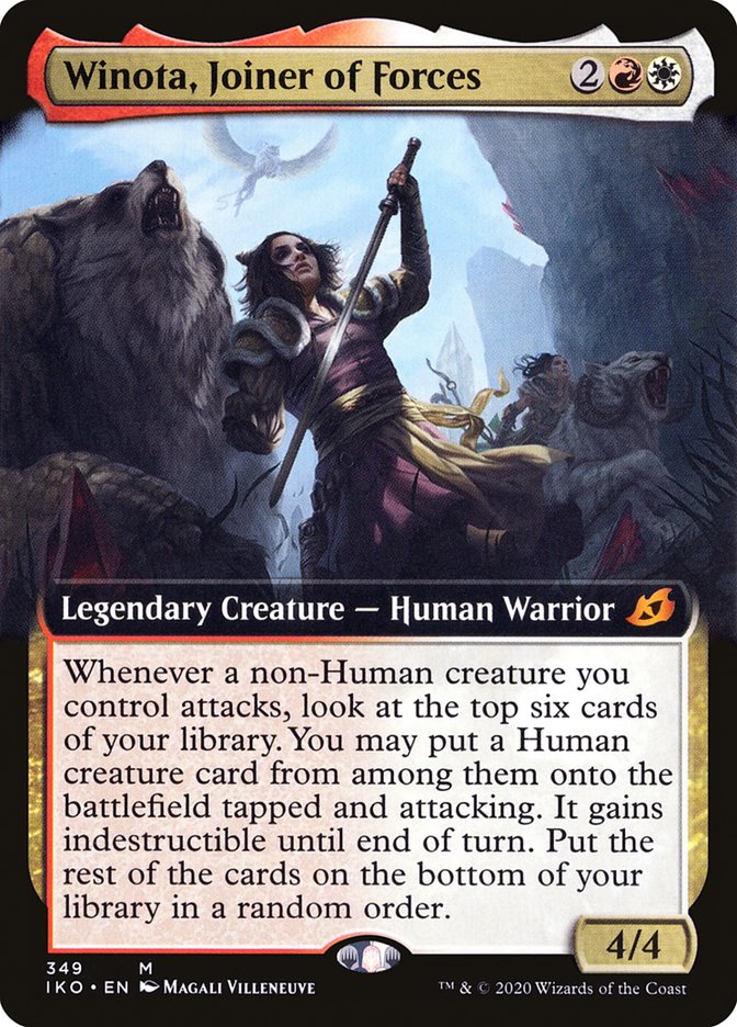 Winota, Joiner of Forces (Extended Art) [Ikoria: Lair of Behemoths] | Sanctuary Gaming