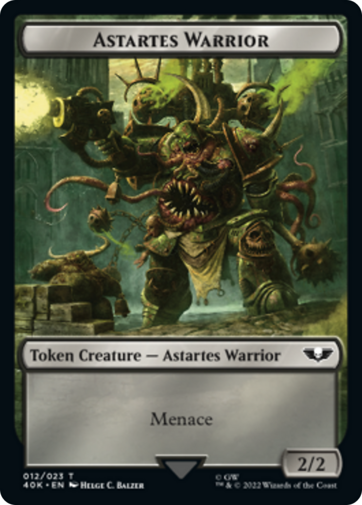 Astartes Warrior // Plaguebearer of Nurgle [Universes Beyond: Warhammer 40,000 Tokens] | Sanctuary Gaming