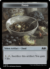 Rat // Food (0013) Double-Sided Token [Wilds of Eldraine Tokens] | Sanctuary Gaming