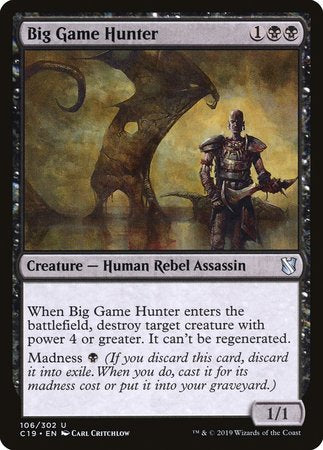 Big Game Hunter [Commander 2019] | Sanctuary Gaming