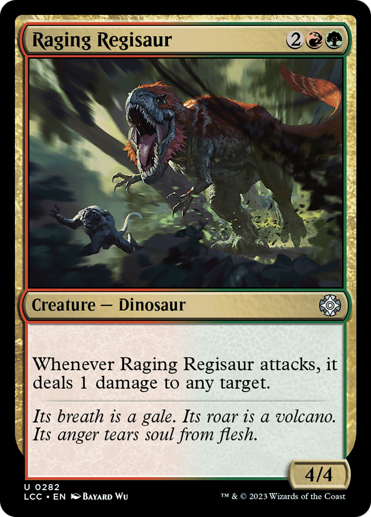 Raging Regisaur [The Lost Caverns of Ixalan Commander] | Sanctuary Gaming