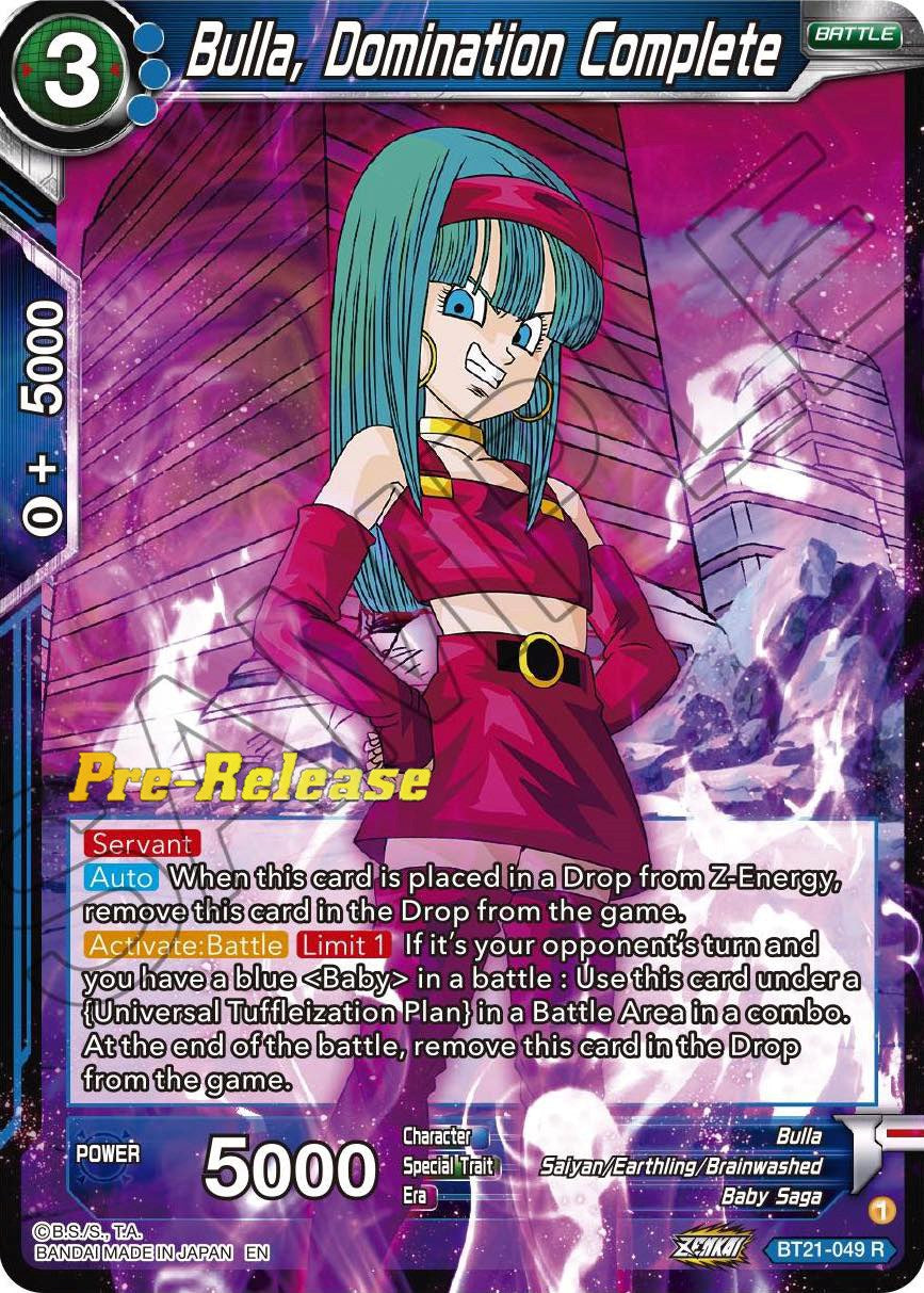 Bulla, Domination Complete (BT21-049) [Wild Resurgence Pre-Release Cards] | Sanctuary Gaming