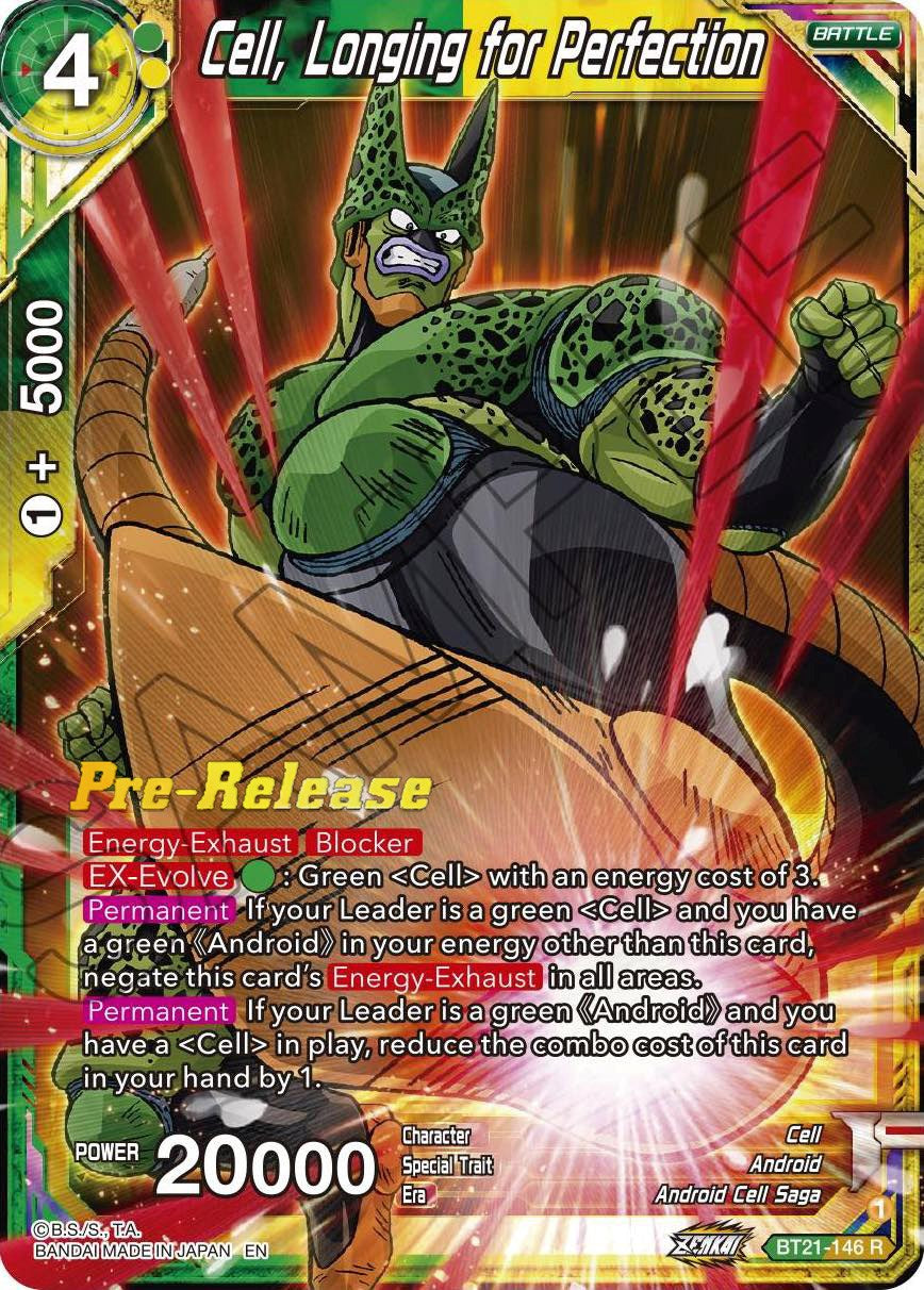 Cell, Longing for Perfection (BT21-146) [Wild Resurgence Pre-Release Cards] | Sanctuary Gaming