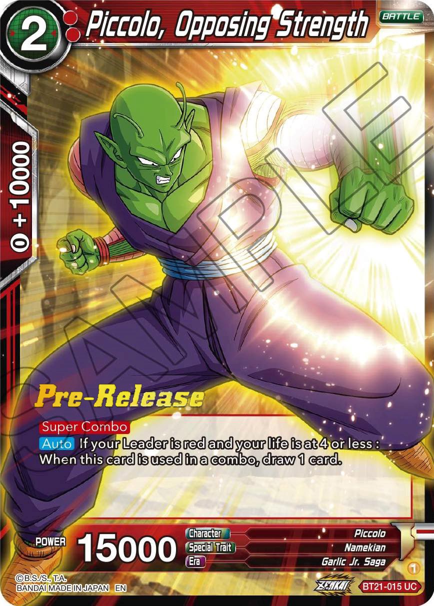 Piccolo, Opposing Strength (BT21-015) [Wild Resurgence Pre-Release Cards] | Sanctuary Gaming