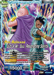 Uub // Uub & Mr. Buu, Resonating Spirits (BT21-034) [Wild Resurgence Pre-Release Cards] | Sanctuary Gaming