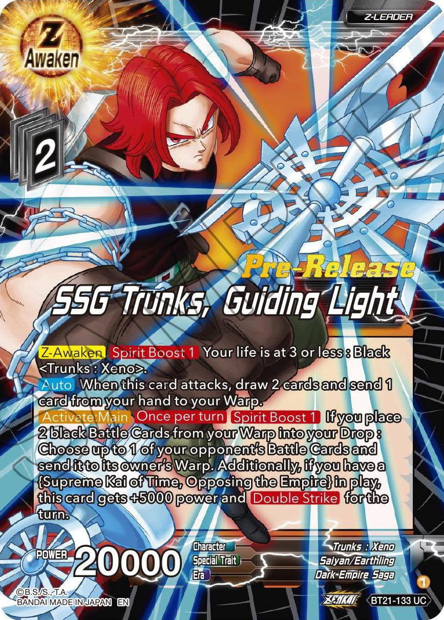 SSG Trunks, Guiding Light (BT21-133) [Wild Resurgence Pre-Release Cards] | Sanctuary Gaming