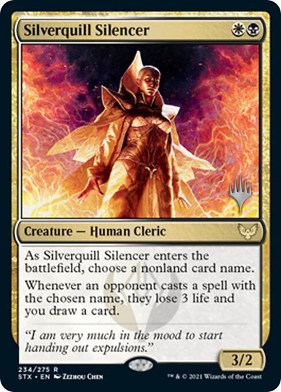 Silverquill Silencer (Promo Pack) [Strixhaven: School of Mages Promos] | Sanctuary Gaming