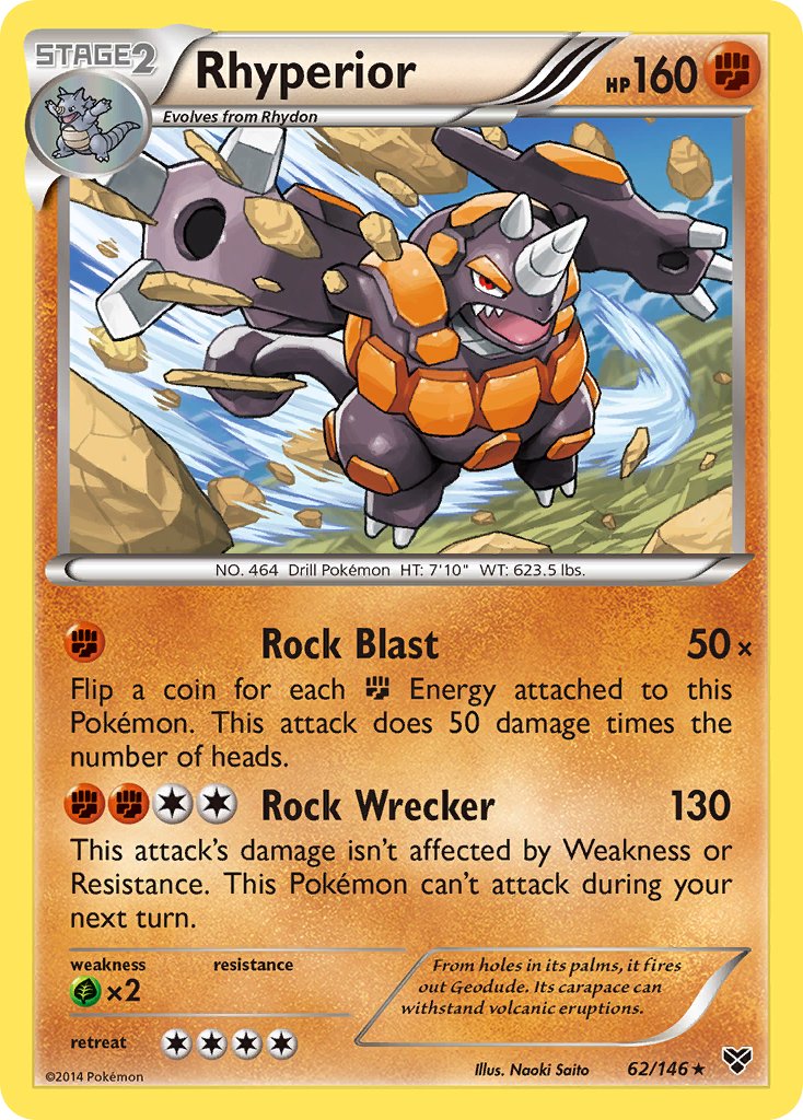 Rhyperior (62/146) (Cosmos Holo) (Blister Exclusive) [XY: Base Set] | Sanctuary Gaming