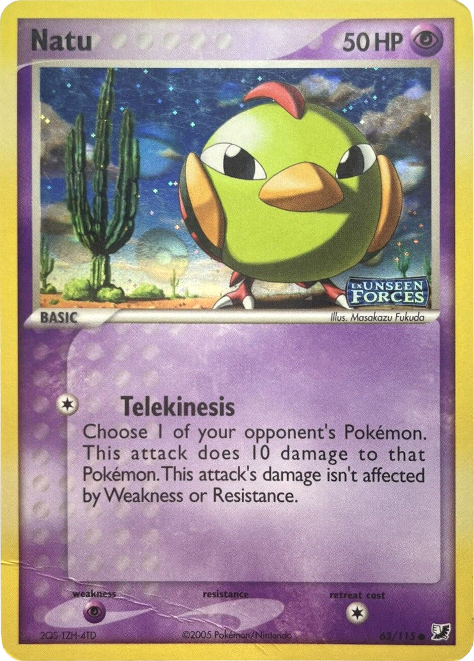 Natu (63/115) (Stamped) [EX: Unseen Forces] | Sanctuary Gaming