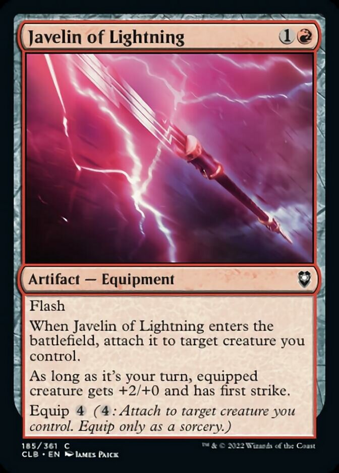 Javelin of Lightning [Commander Legends: Battle for Baldur's Gate] | Sanctuary Gaming
