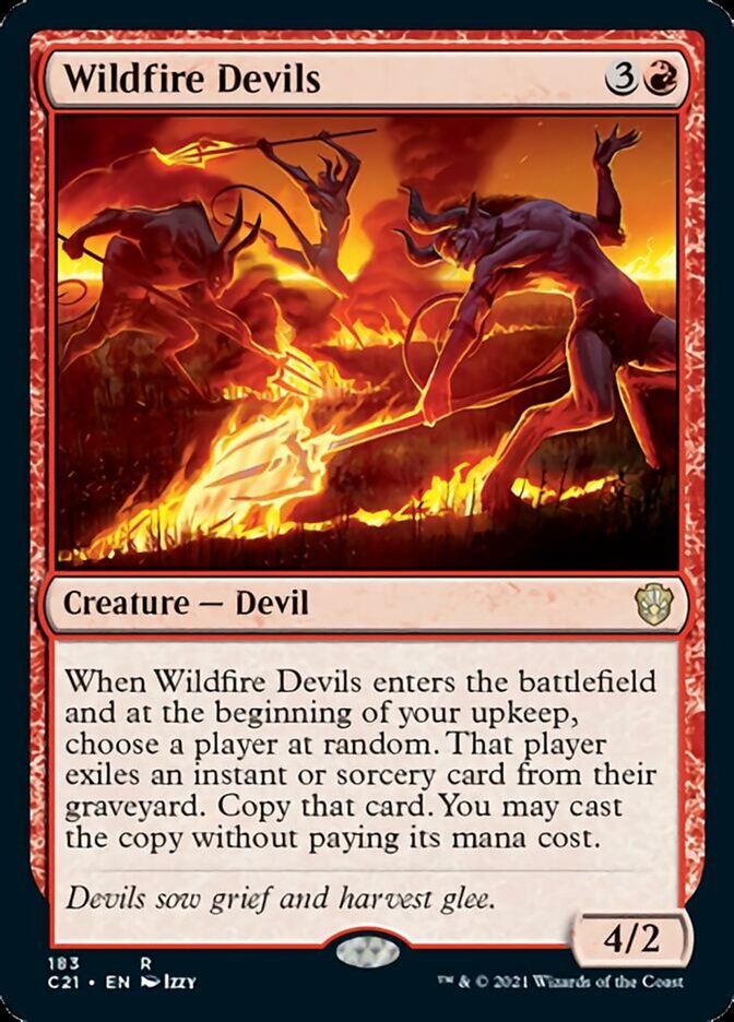 Wildfire Devils [Commander 2021] | Sanctuary Gaming