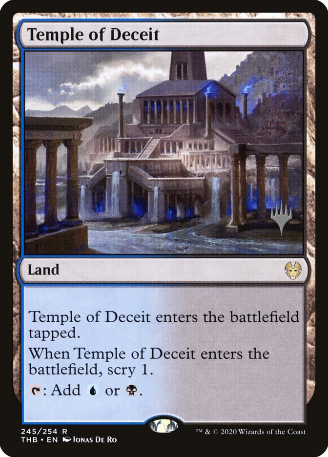 Temple of Deceit (Promo Pack) [Theros Beyond Death Promos] | Sanctuary Gaming