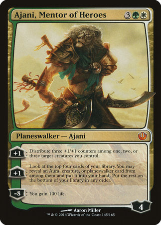 Ajani, Mentor of Heroes [Journey into Nyx] | Sanctuary Gaming