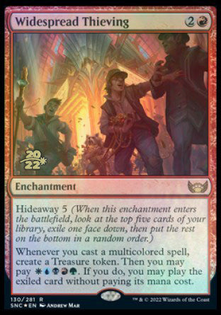 Widespread Thieving [Streets of New Capenna Prerelease Promos] | Sanctuary Gaming