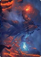 Aegar, the Freezing Flame Art Card [Kaldheim: Art Series] | Sanctuary Gaming