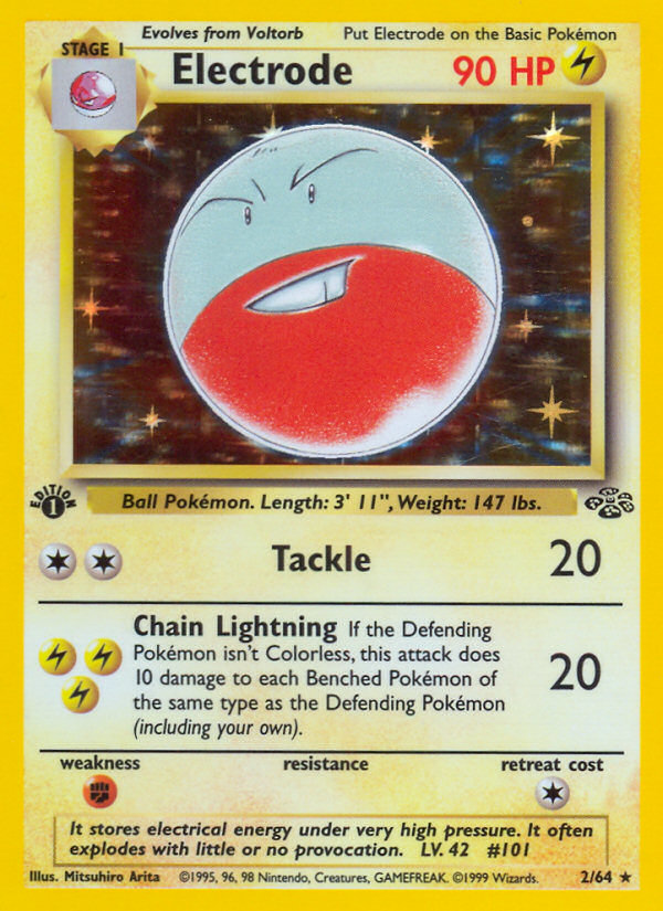 Electrode (2/64) [Jungle 1st Edition] | Sanctuary Gaming