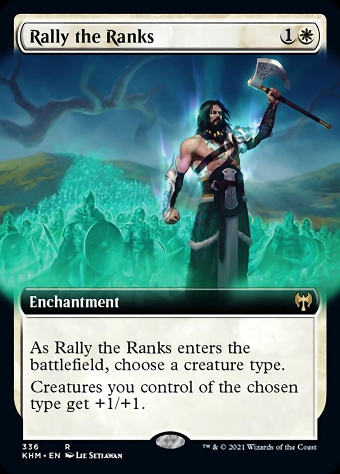 Rally the Ranks (Extended Art) [Kaldheim] | Sanctuary Gaming