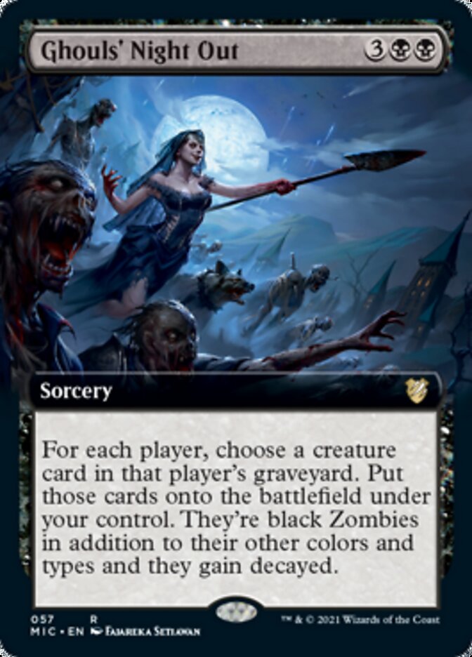 Ghouls' Night Out (Extended) [Innistrad: Midnight Hunt Commander] | Sanctuary Gaming