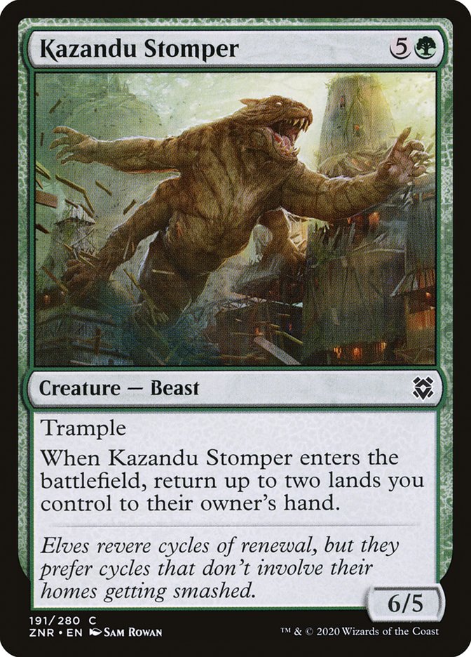 Kazandu Stomper [Zendikar Rising] | Sanctuary Gaming