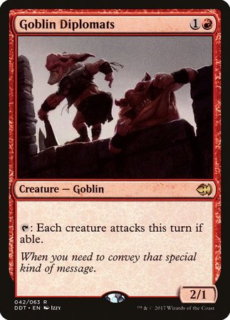 Goblin Diplomats [Duel Decks: Merfolk vs. Goblins] | Sanctuary Gaming
