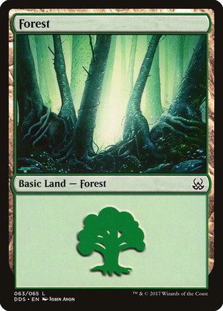 Forest (63) [Duel Decks: Mind vs. Might] | Sanctuary Gaming