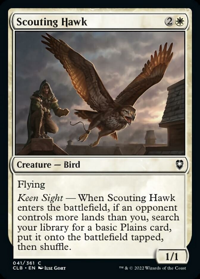 Scouting Hawk [Commander Legends: Battle for Baldur's Gate] | Sanctuary Gaming