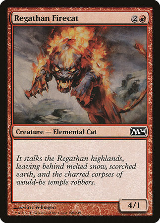 Regathan Firecat [Magic 2014] | Sanctuary Gaming