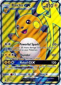 Raichu GX (SM90) (Jumbo Card) [Sun & Moon: Black Star Promos] | Sanctuary Gaming