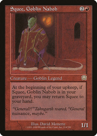 Squee, Goblin Nabob [Mercadian Masques] | Sanctuary Gaming