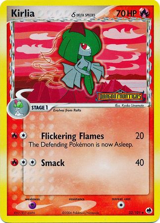 Kirlia (33/101) (Delta Species) (Stamped) [EX: Dragon Frontiers] | Sanctuary Gaming