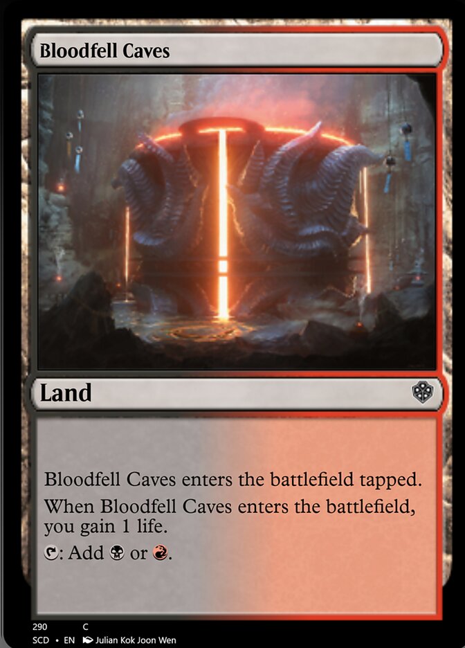 Bloodfell Caves [Starter Commander Decks] | Sanctuary Gaming