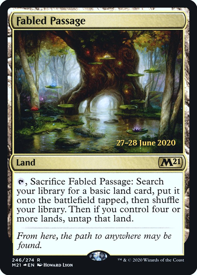 Fabled Passage  [Core Set 2021 Prerelease Promos] | Sanctuary Gaming