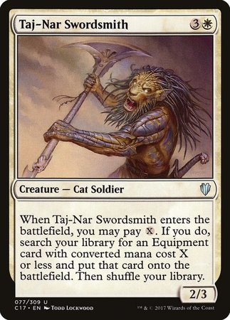Taj-Nar Swordsmith [Commander 2017] | Sanctuary Gaming