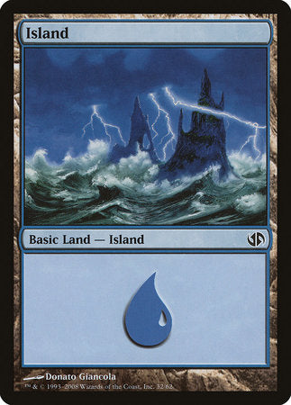 Island (32) [Duel Decks: Jace vs. Chandra] | Sanctuary Gaming