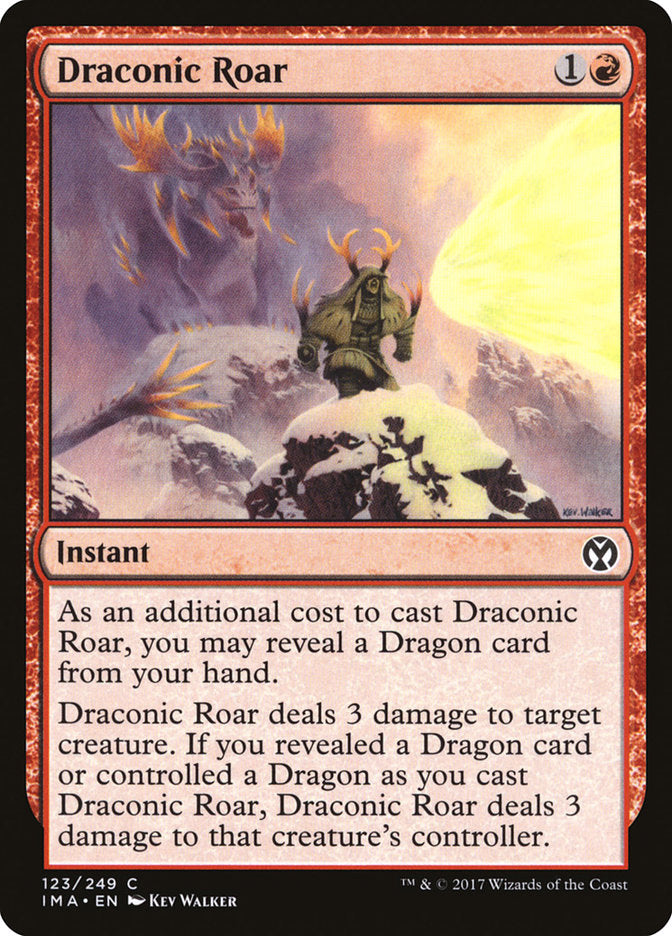Draconic Roar [Iconic Masters] | Sanctuary Gaming