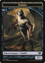 Horror // Zombie (016/036) Double-sided Token [Commander 2014 Tokens] | Sanctuary Gaming