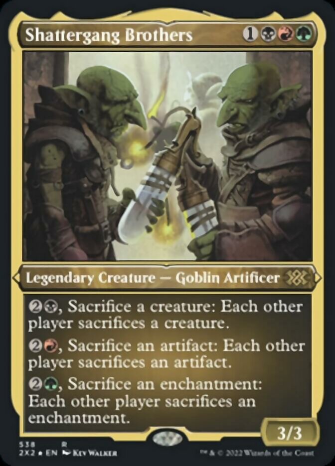 Shattergang Brothers (Foil Etched) [Double Masters 2022] | Sanctuary Gaming